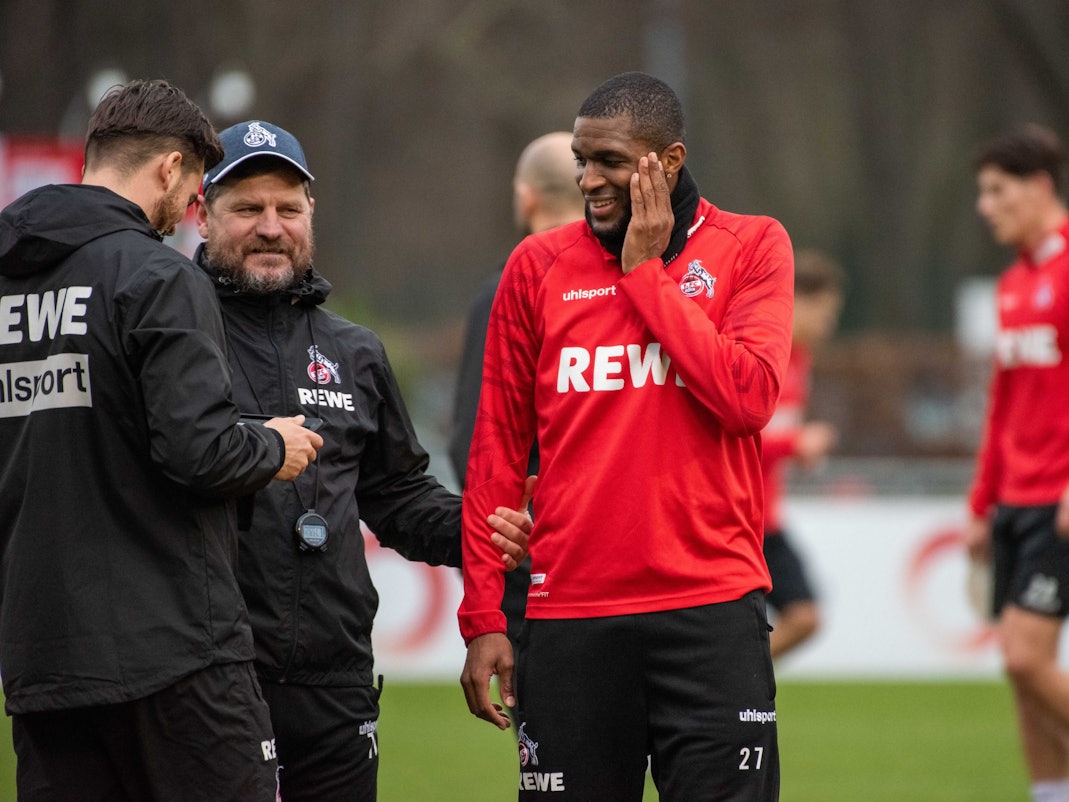 Steffen Baumgart trainiert Anthony Modeste beim 1. FC Köln.
