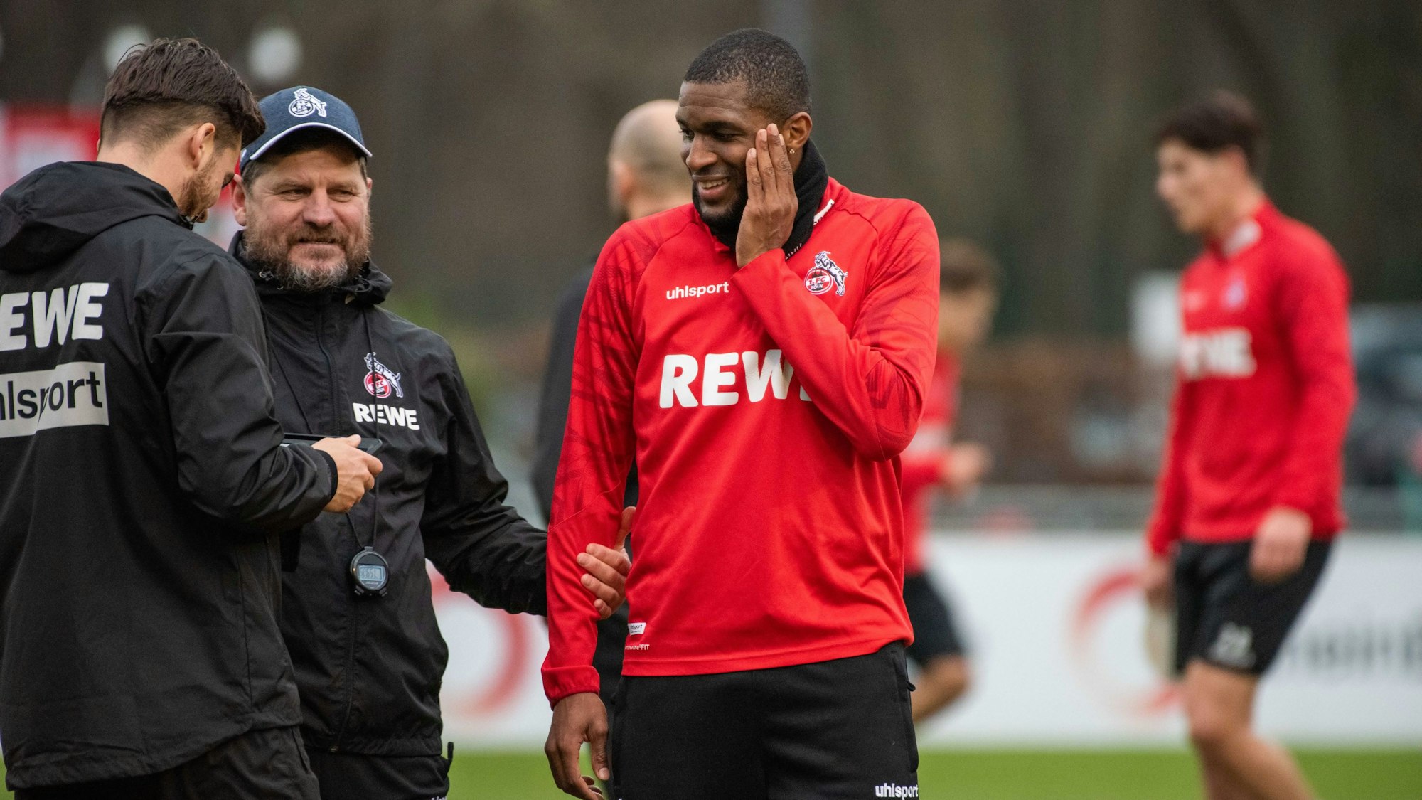 Steffen Baumgart trainiert Anthony Modeste beim 1. FC Köln.