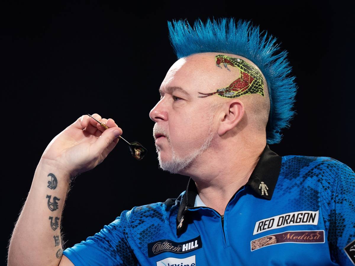 Peter Wright im Halbfinale der Darts-WM