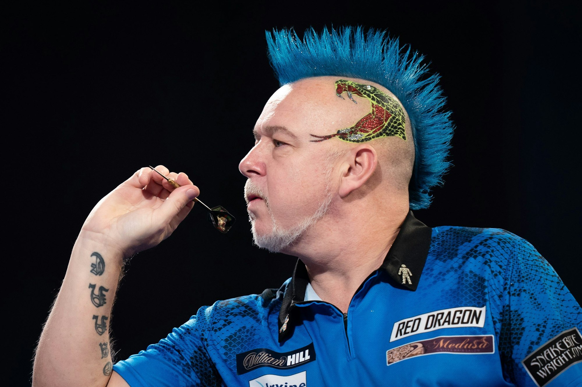 Peter Wright im Halbfinale der Darts-WM