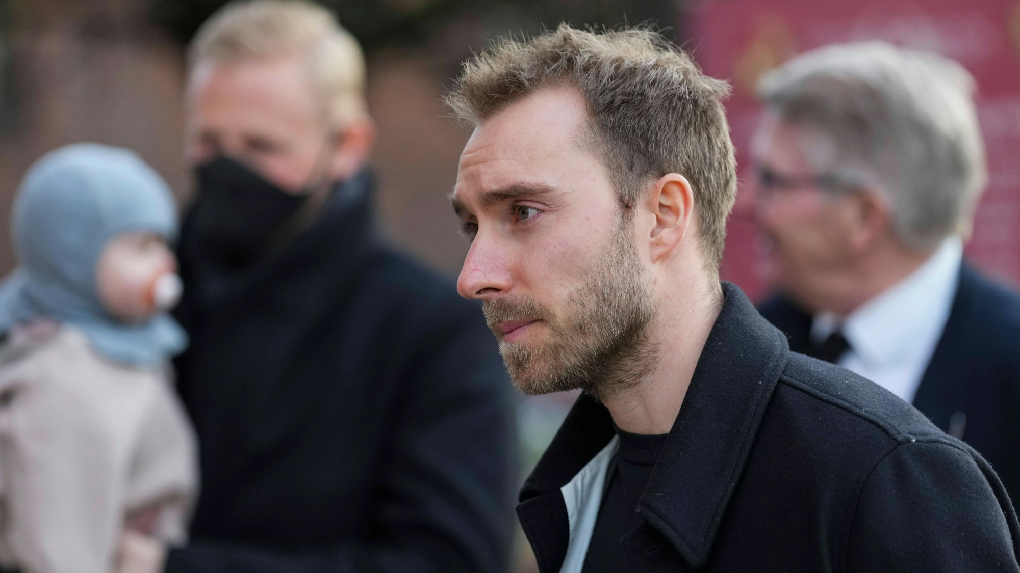 Christian Eriksen schaut besorgt.
