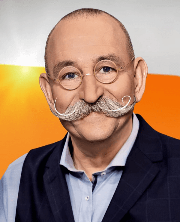 Das Bild zeigt das Logo der ZDF-Sendung „Bares für Rares“ mit dem Konterfeit des Moderators Horst Lichter. Der Screenshot wurde am 4. Januar aufgenommen.