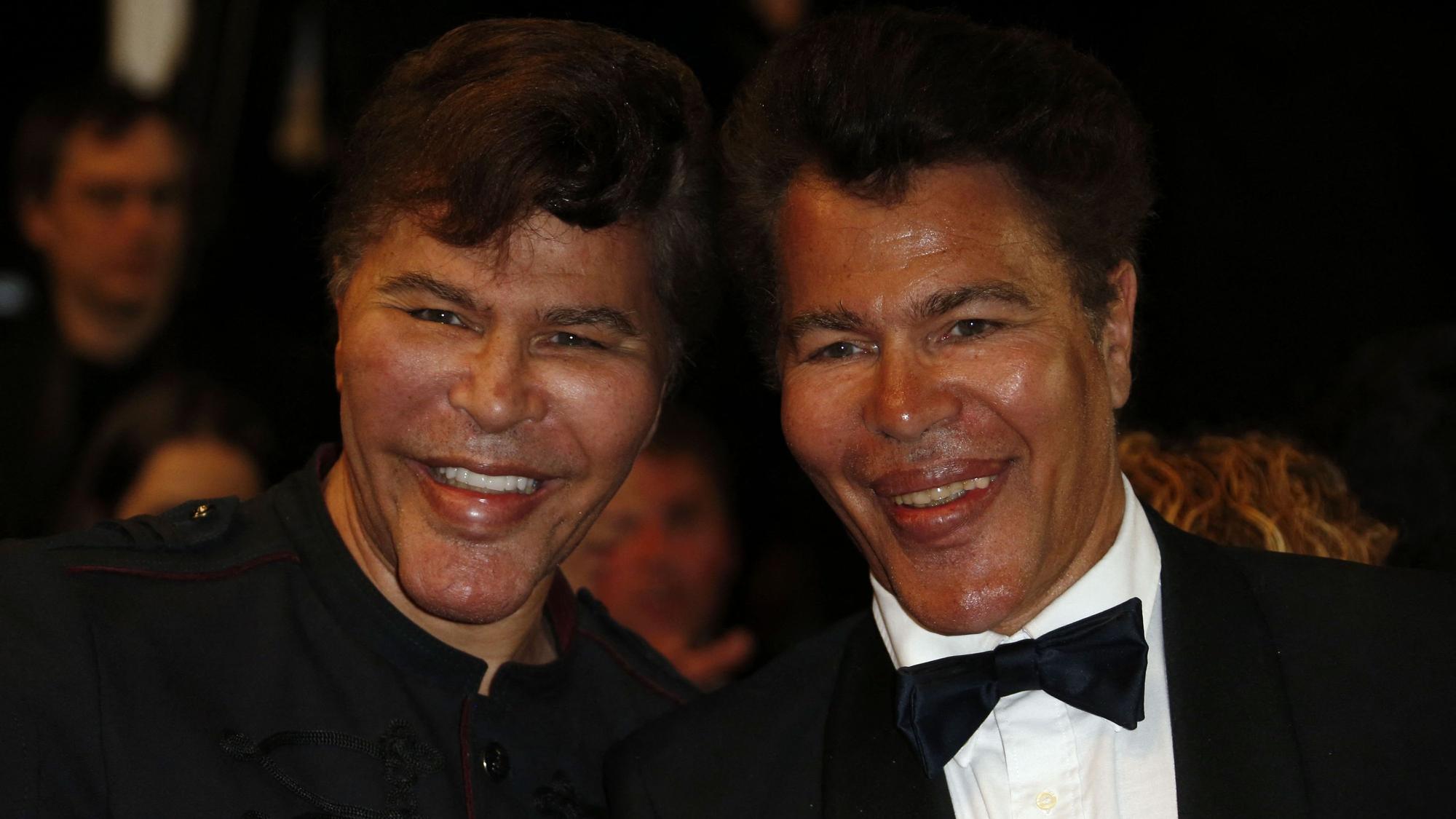 Die Botox-Zwillinge Grichka und Igor Bogdanoff. Das Bild wurde am 24. Mai 2013 aufgenommen.