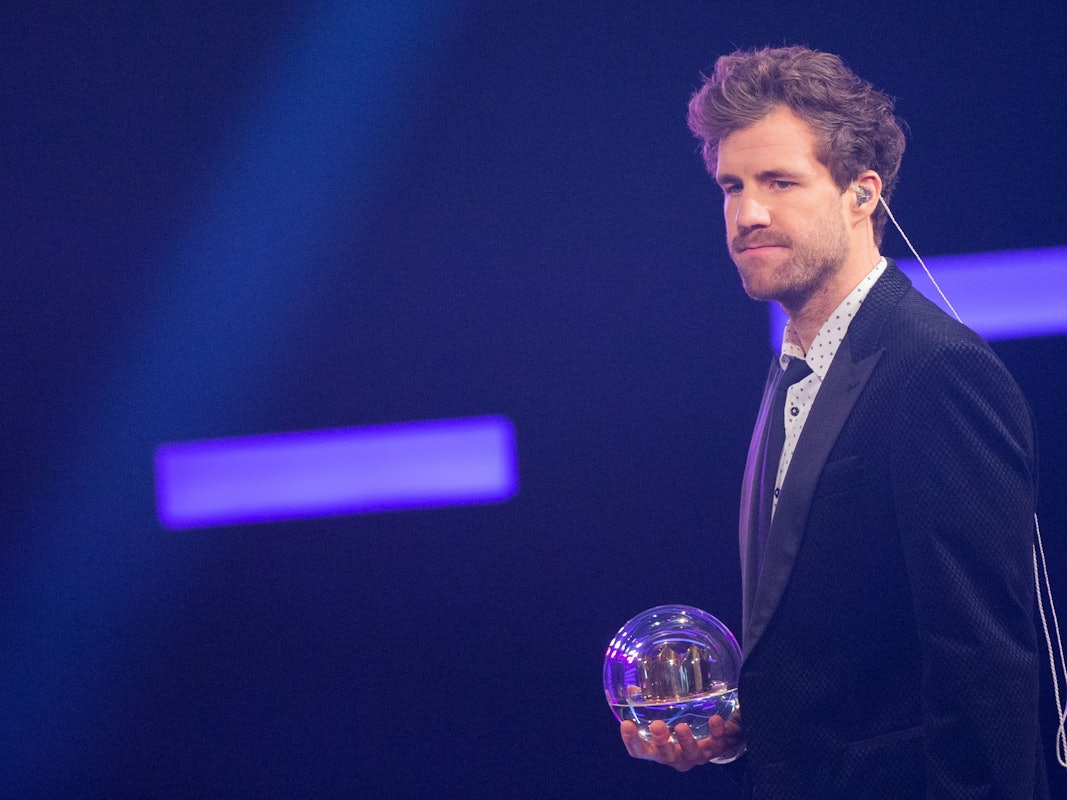 Luke Mockridge (hier 2019 bei der 1Live-Krone) will mit einem neuen Programm durchstarten.