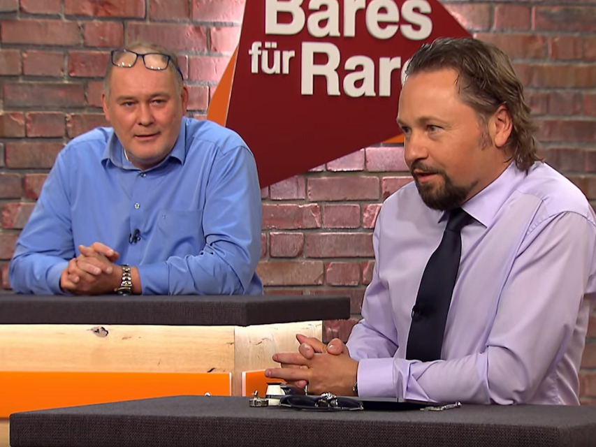 Die „Bares für Rares“-Händler Wolfgang Pauritsch und Waldi.