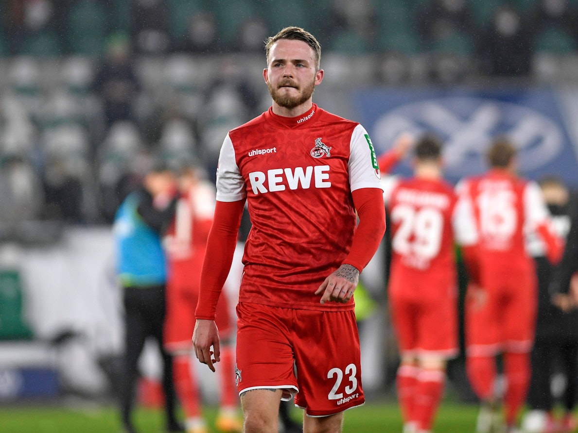 Jannes Horn vom 1. FC Köln im Spiel gegen den VfL Wolfsburg