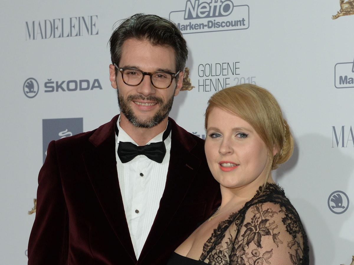 Maite Kelly kommt mit Ehemann Florent Raimond am 05.09.2015 in Berlin zur Verleihung des Medienpreises «Goldene Henne».