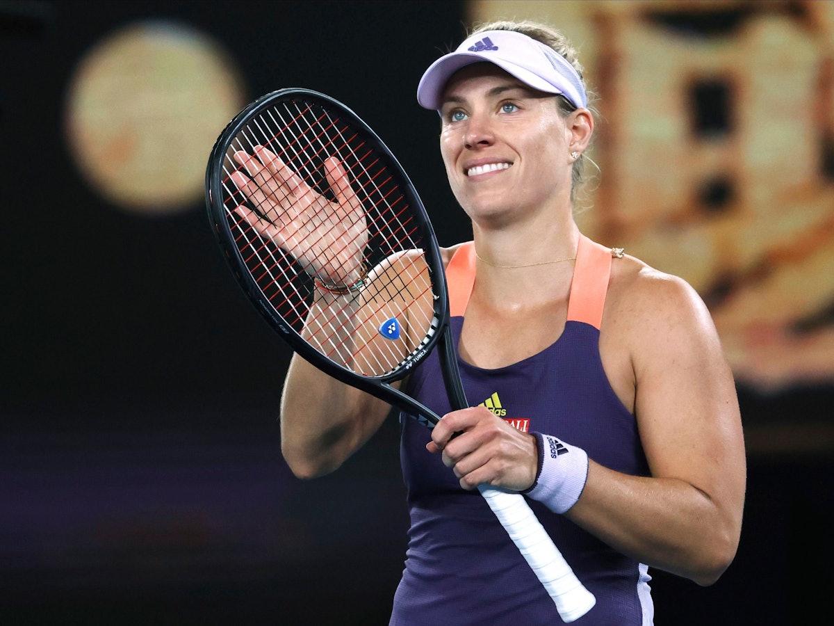 Angelique Kerber aus Deutschland freut sich über ihren Sieg. Angelique Kerber wird ohne Matchpraxis an den Australian Open teilnehmen.