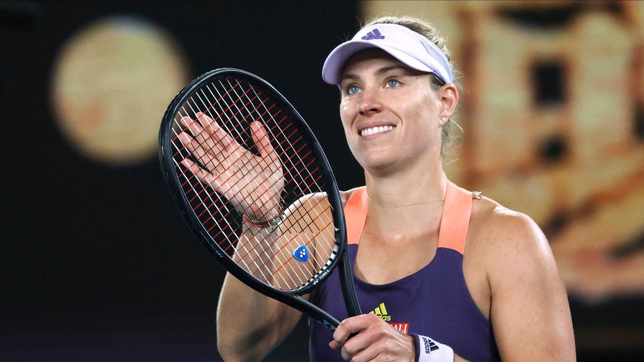 Angelique Kerber aus Deutschland freut sich über ihren Sieg. Angelique Kerber wird ohne Matchpraxis an den Australian Open teilnehmen.