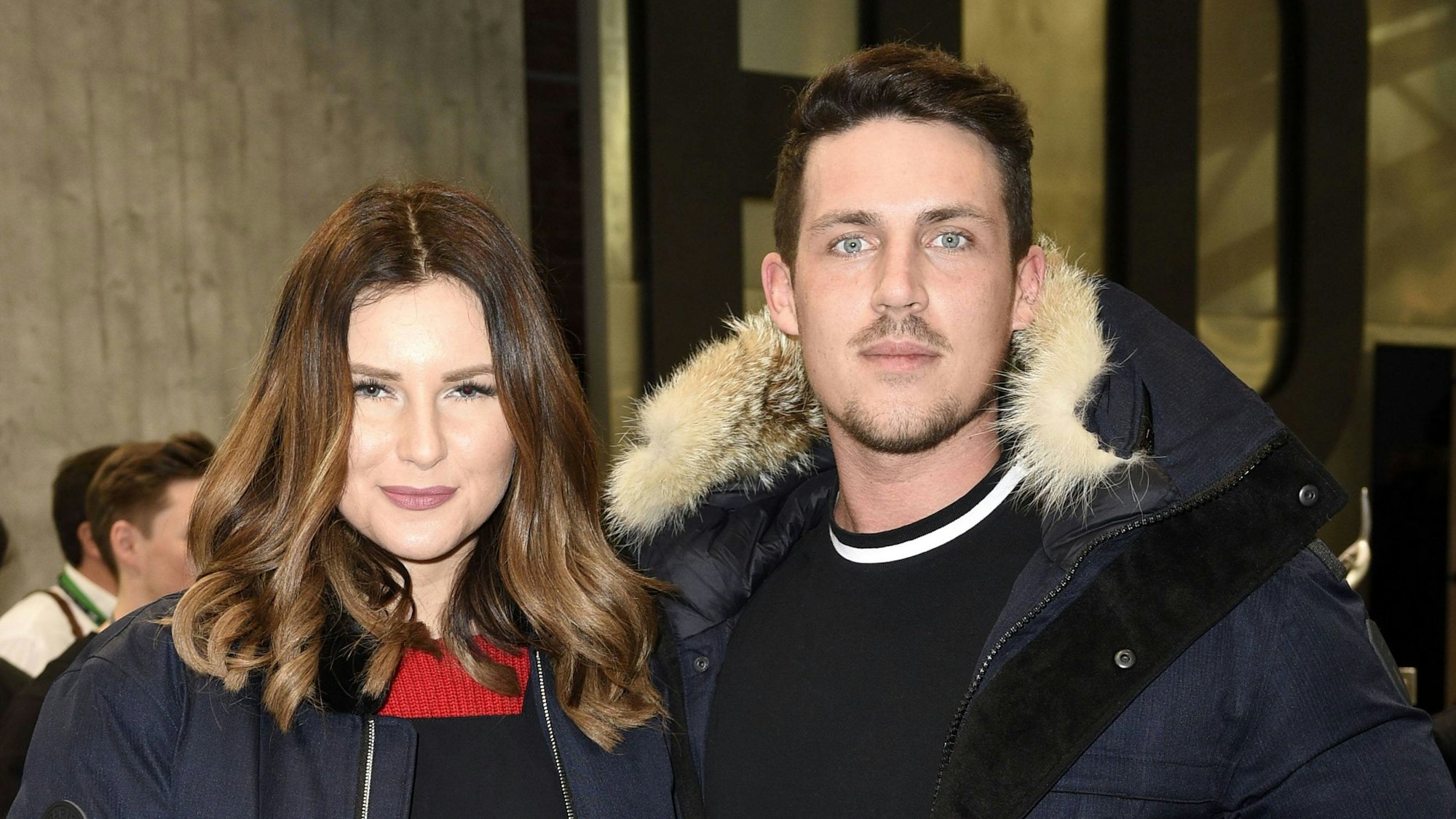 Maren Wolf und Tobias Wolf beim Nobis Cocktail im Rahmen der Premium Modemesse auf der Berlin Fashion Week Autumn/Winter 2018 in The Station. Berlin, 16.01.2018 *** MAREN Wolf and Tobias Wolf in the nobis cocktail in the framework of the premium fashion fair at Berlin fashion week autumn winter 2018 at the station Berlin 16 01 2018 Foto:xF.xKernx/xFuturexImage
