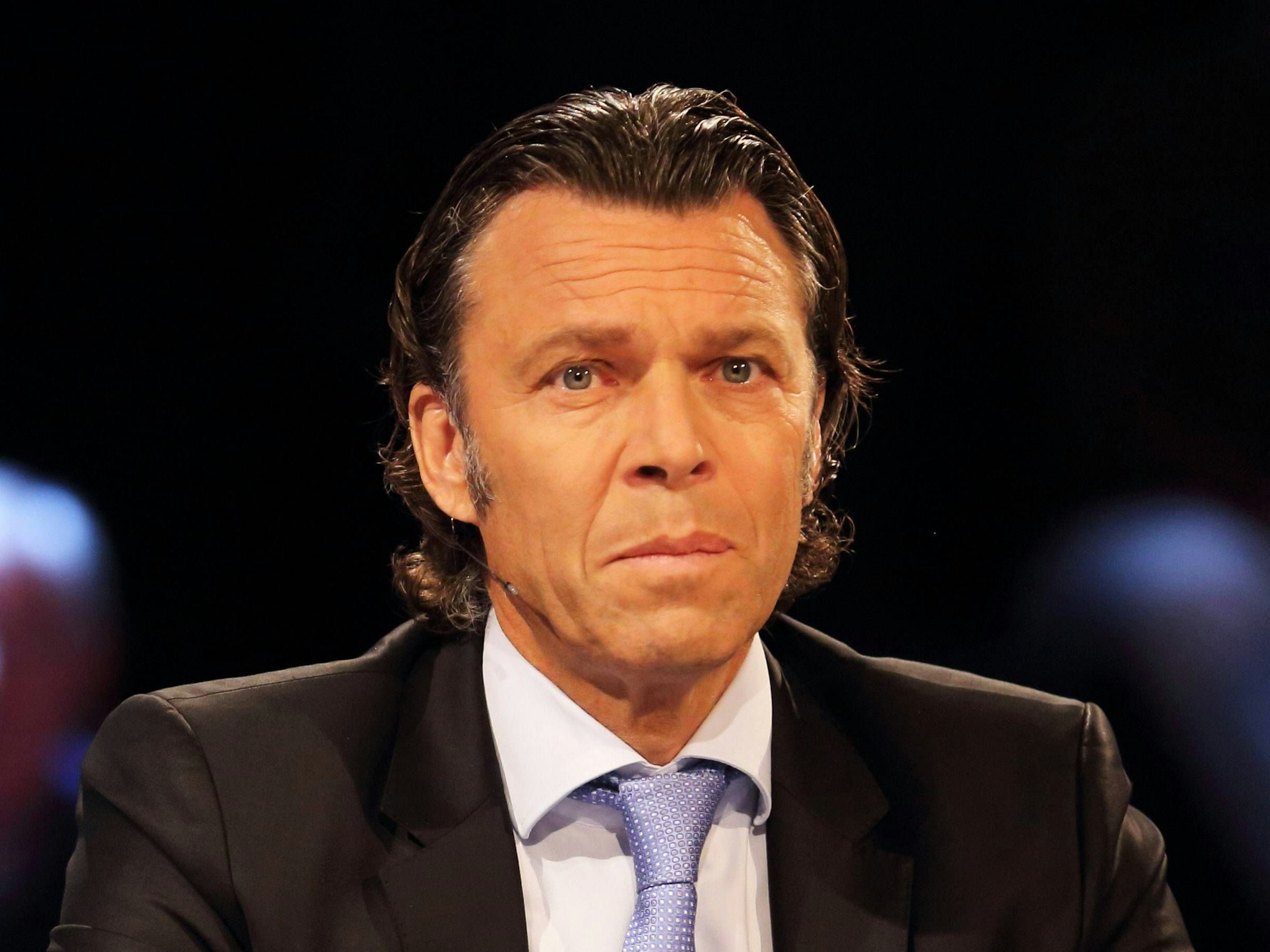Ex-Schiedsrichter Urs Meier im ZDF-Sportstudio.
