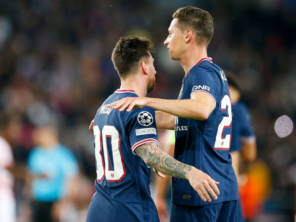 Julian Draxler und Lionel Messi spielen mit PSG gegen RB Leipzig.