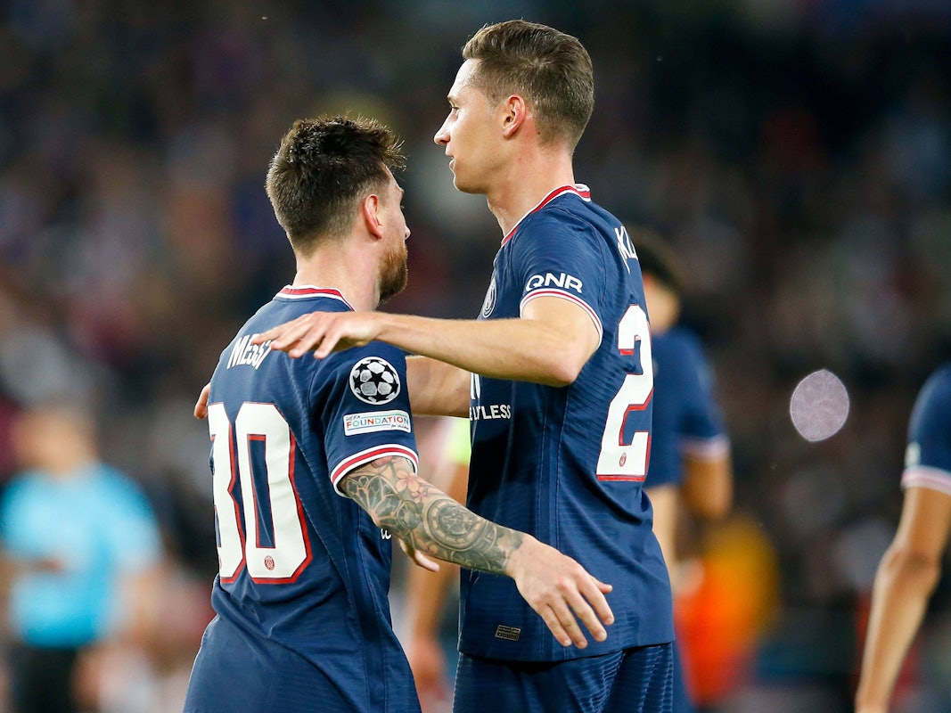Julian Draxler und Lionel Messi spielen mit PSG gegen RB Leipzig.
