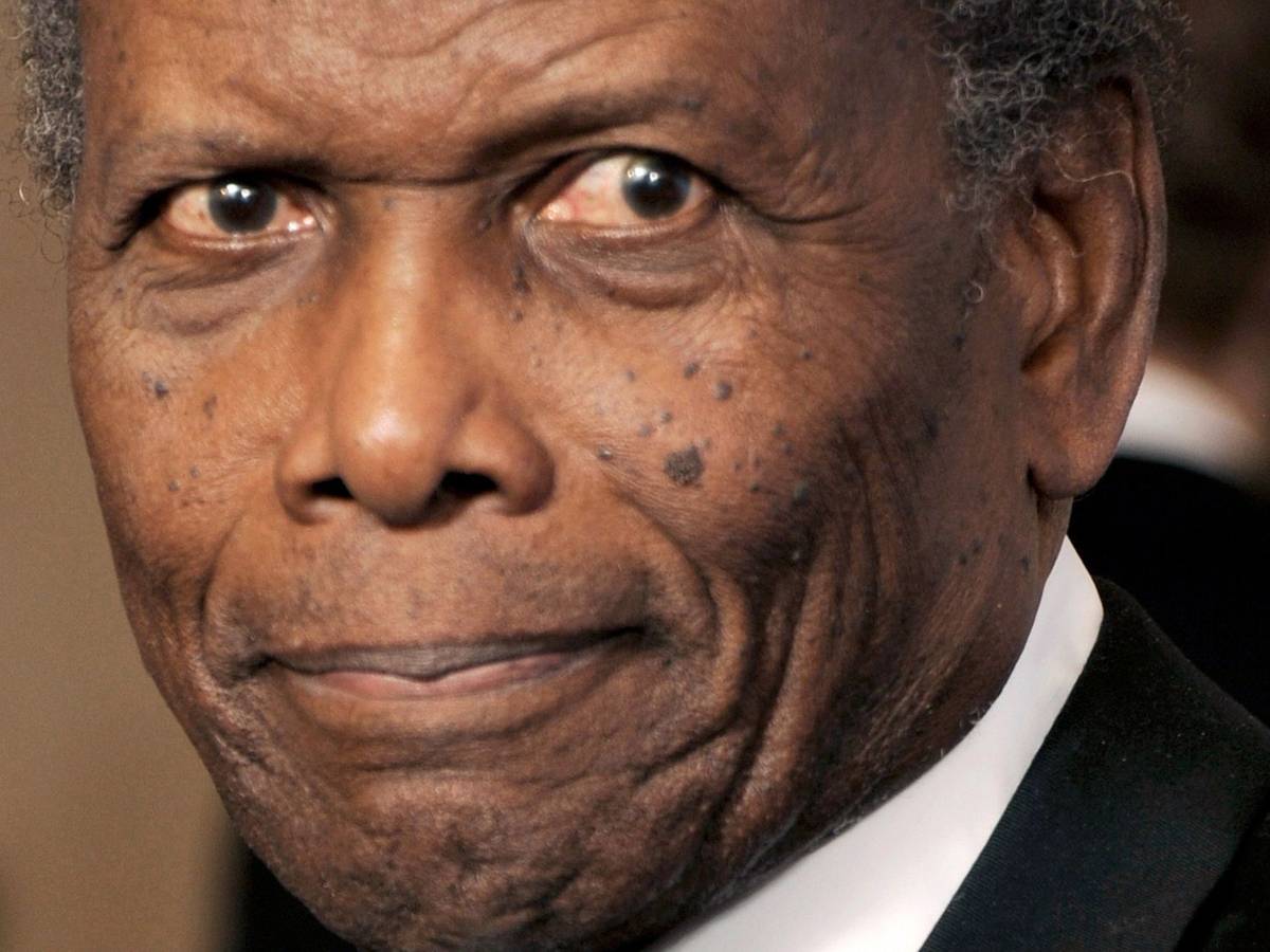 Schauspieler Sidney Poitier bei der Verleihung der 69. Golden Globe Awards in Beverly Hills, Los Angeles, USA am 15.01.2012.