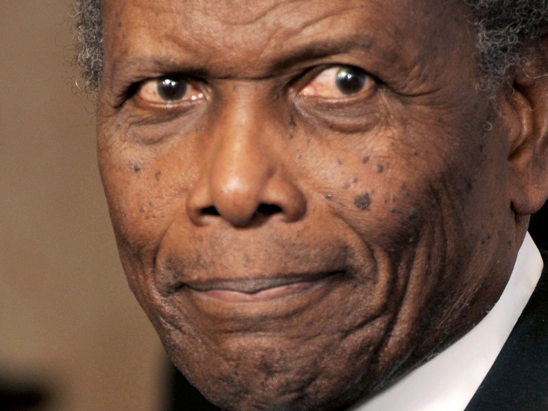 Schauspieler Sidney Poitier bei der Verleihung der 69. Golden Globe Awards in Beverly Hills, Los Angeles, USA am 15.01.2012.