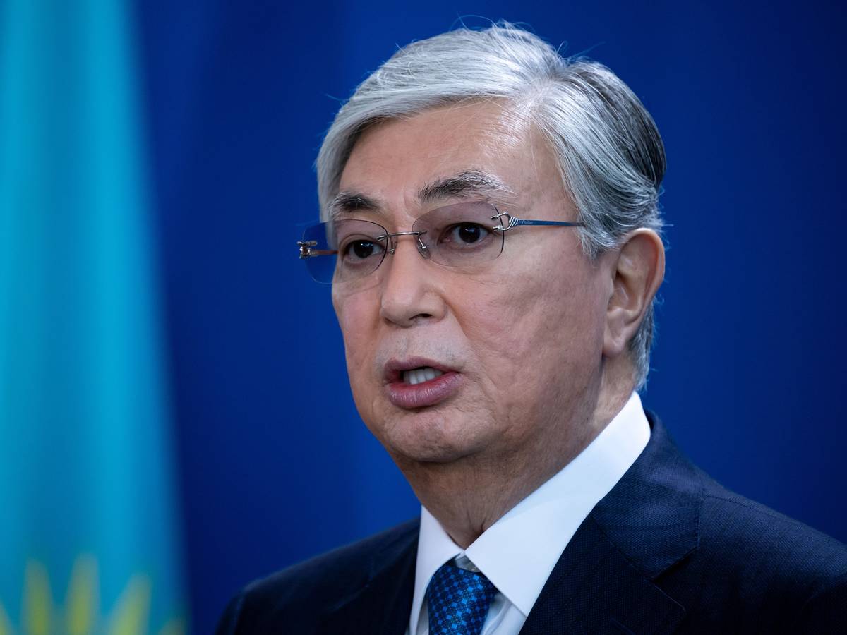 Präsident von Kasachstan: Kassim-Schomart Tokajew hat am 7. Januar 2022 einen Schießbefehl erteilt. Er will Demonstranten also abschießen lassen. Es gab vorher schon Dutzende Tote. Unser Foto zeigt Tokajew 2019.