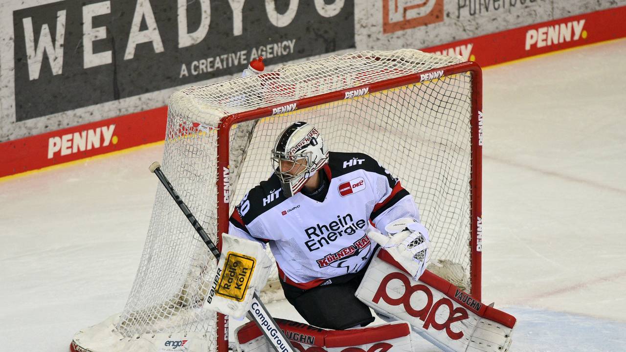 Tomas Pöpperle hütet das KEC-Tor.