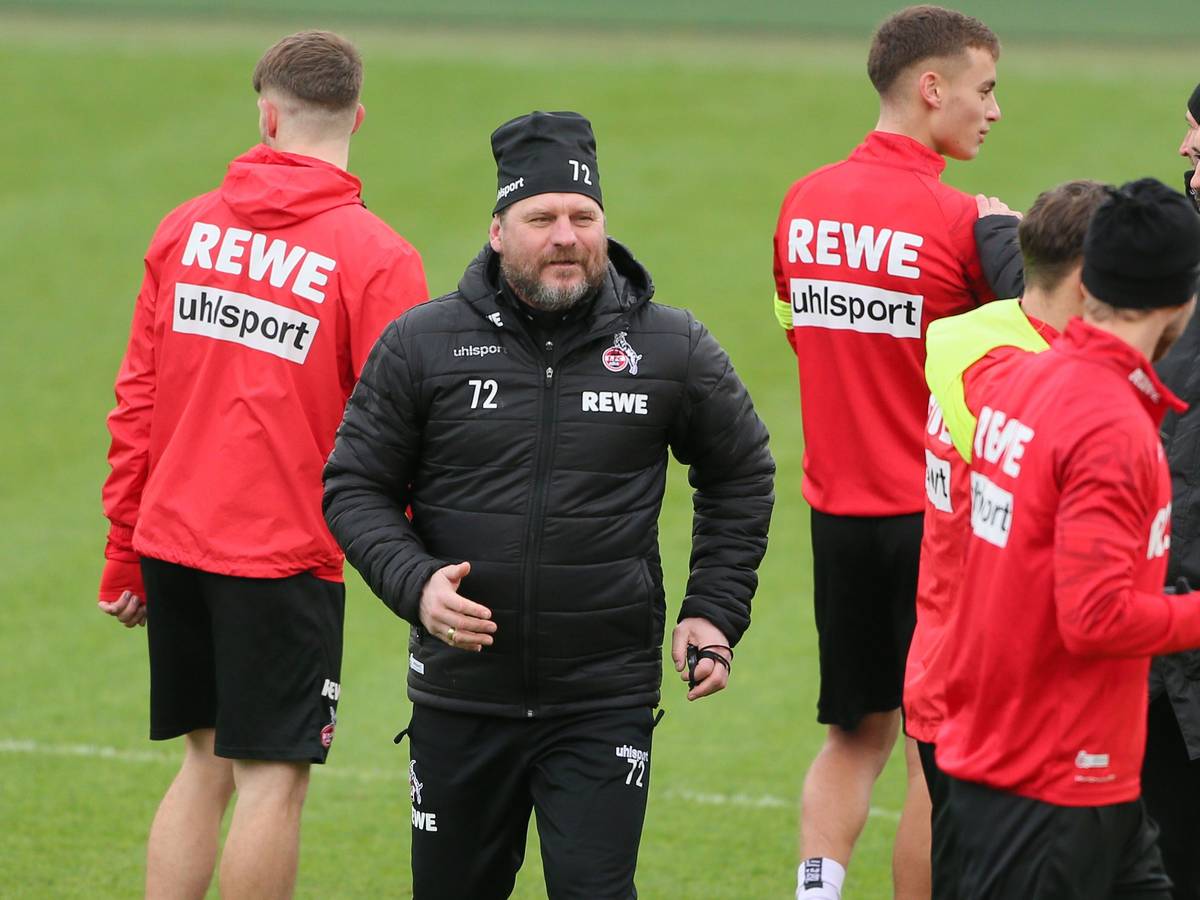 Steffen Baumgart beim Training am 7. Januar 2022 vor dem Auswärtsspiel bei Hertha BSC.