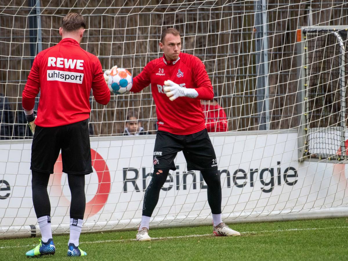 Die Torhüter Timo Horn und Marvin Schwäbe im Training.