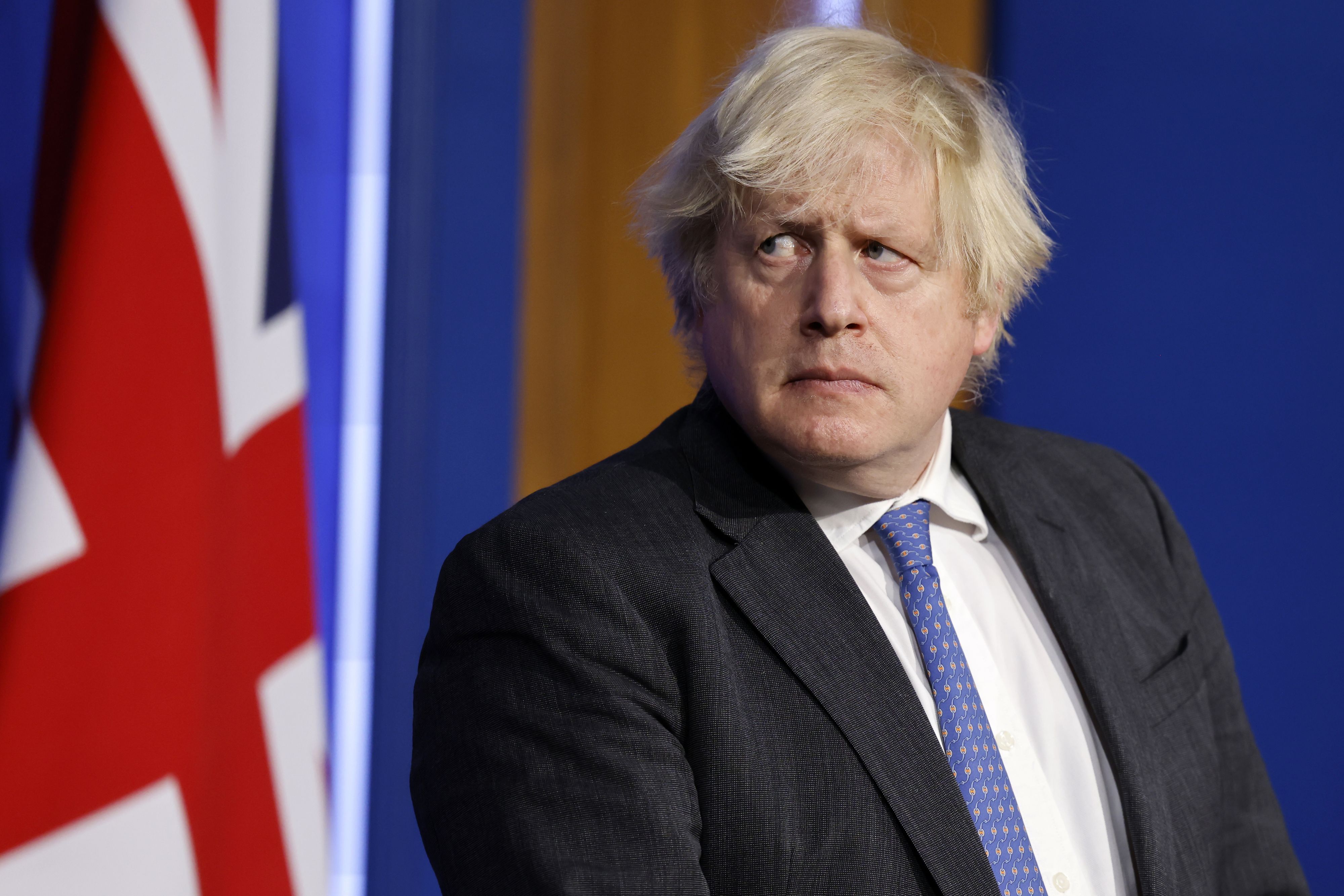 Boris Johnson, Premierminister von Großbritannien, soll illegale Lockdown-Partys gefeiert haben. Unser Foto wurde im Dezember 2021 gemacht.