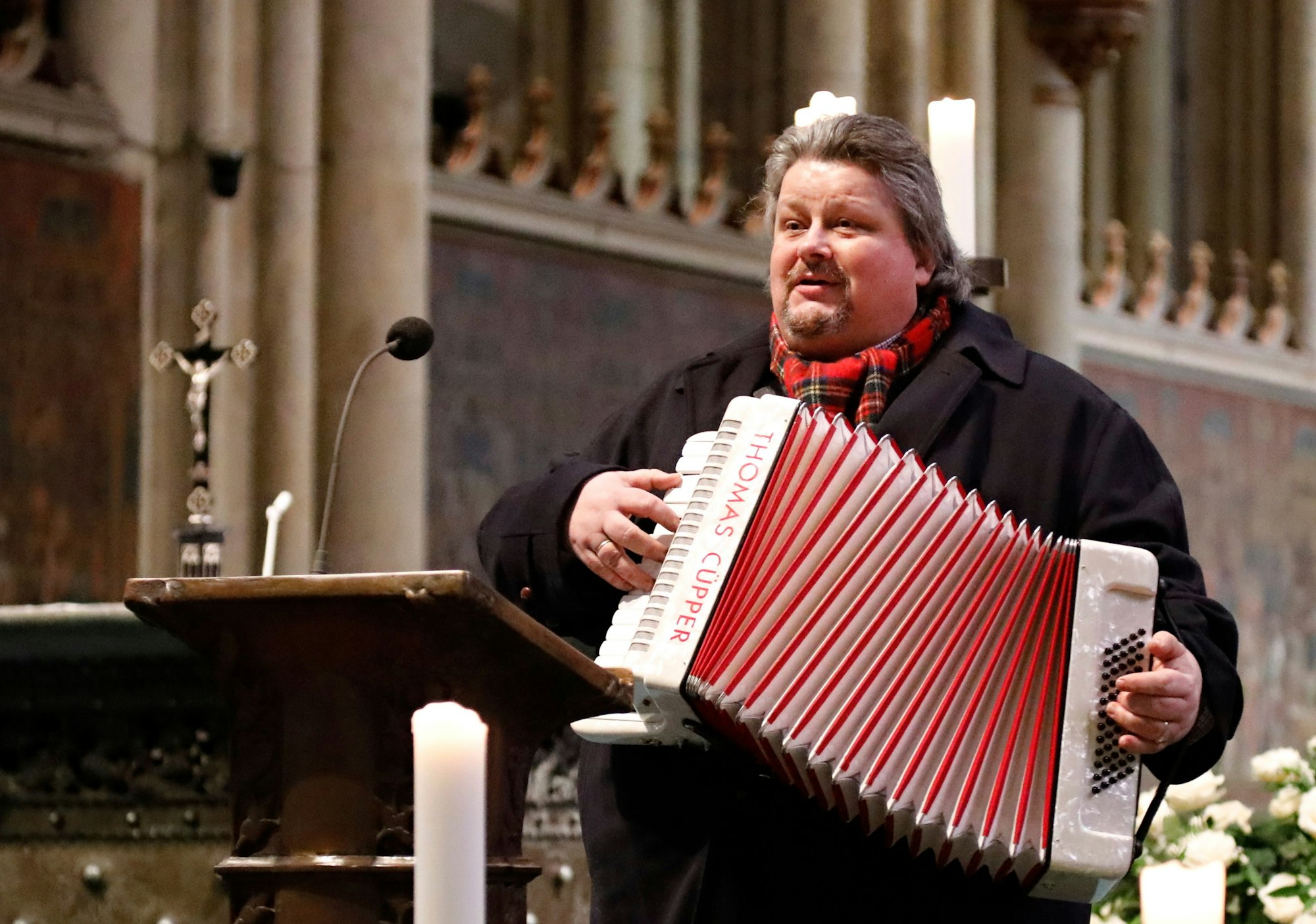 Thomas Cüpper im Kölner Dom am Samstag 8. Januar