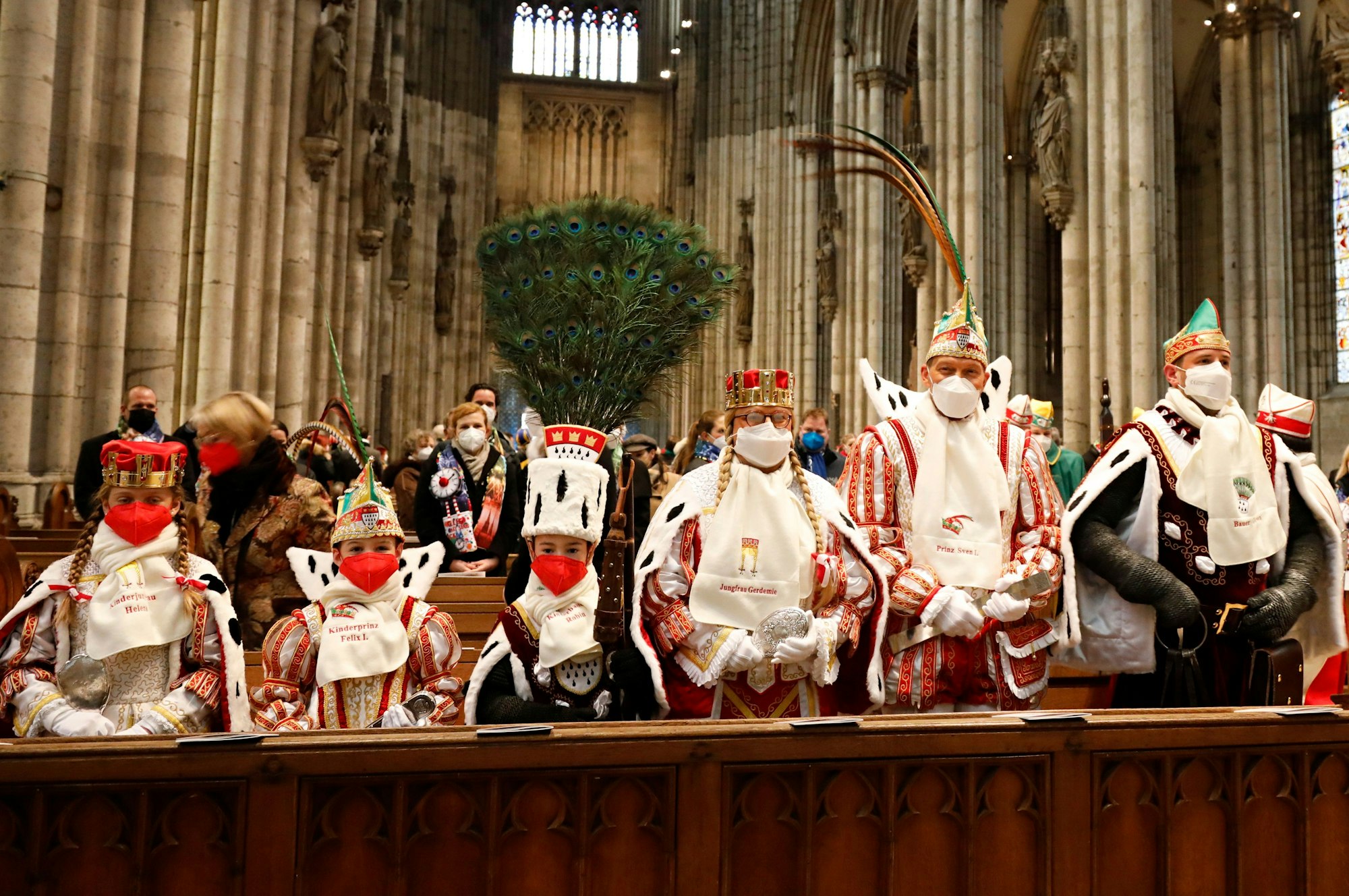 Großes und kleines Dreigestirn am Samstag (8. Januar) im Kölner Dom