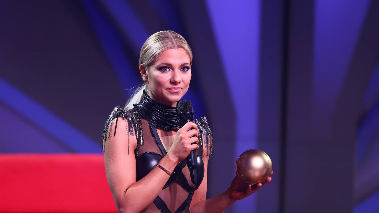 Schauspielerin Valentina Pahde steht bei der RTL-Tanzshow "Let's Dance" auf der Bühne. Das Bild entstand am 21. Mai 2021.