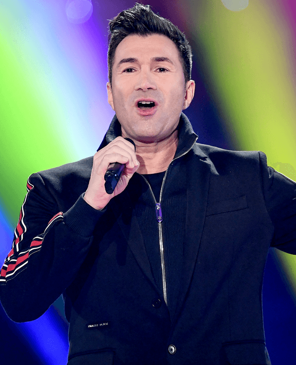 Lucas Cordalis steht bei der Show "Schlagerchampions – Das große Fest der Besten" auf der Bühne. Das Bild entstand am 11. Januar 2020.