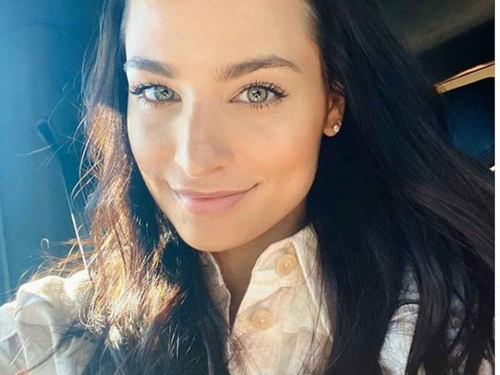 Amira Pocher ist bei Let's Dance 2022 dabei. Das Selfie hat sie im Juli 2020 auf ihrem Instagram-Account hochgeladen.