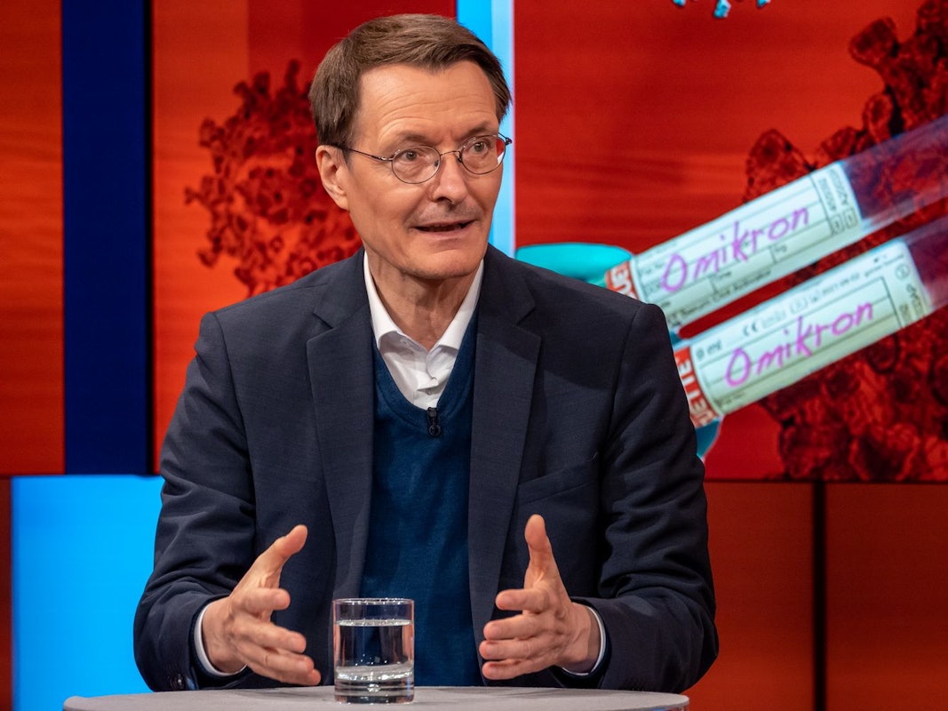 Karl Lauterbach (hier in einer ARD-Talkshow) hat sich zum Höhepunkt der Omikron-Welle geäußert.