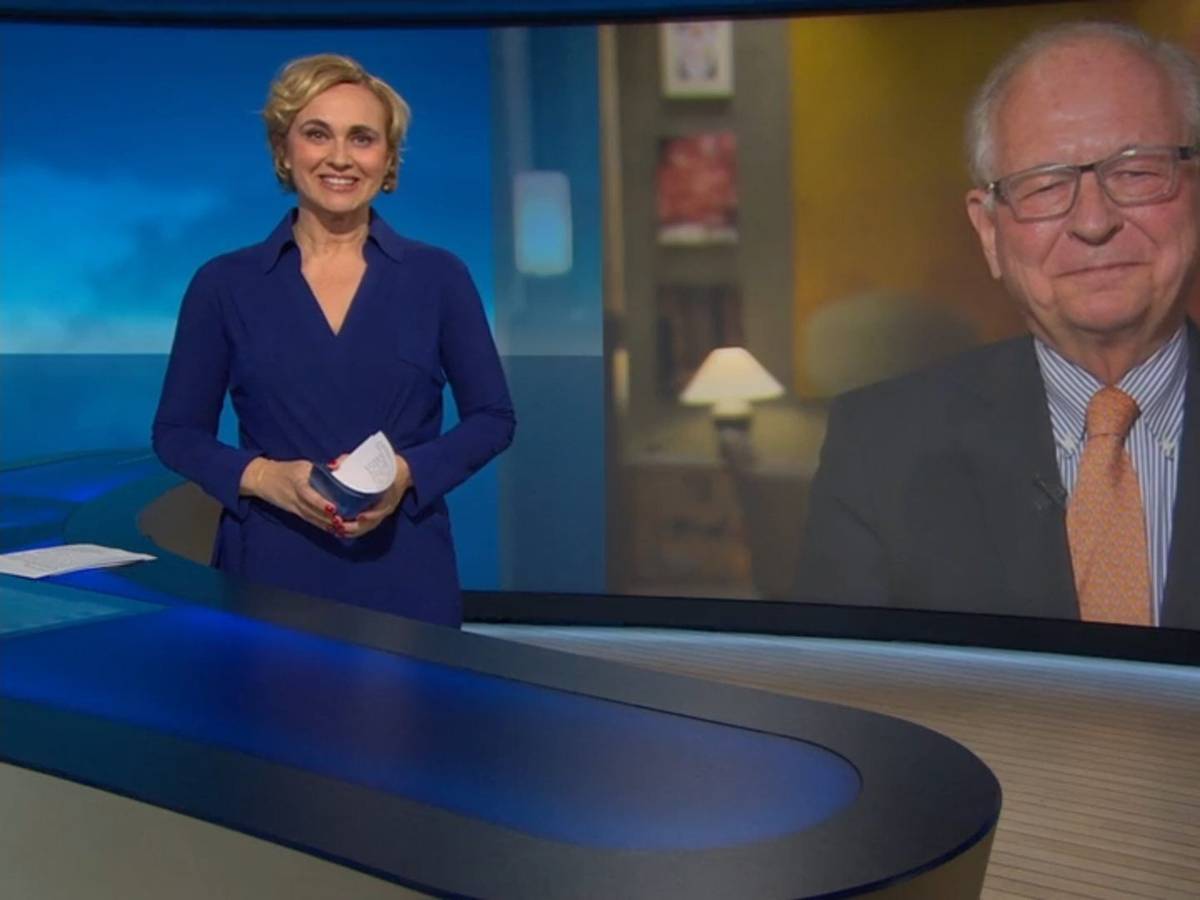 Caren Miosga im Gespräch mit Ischinger.