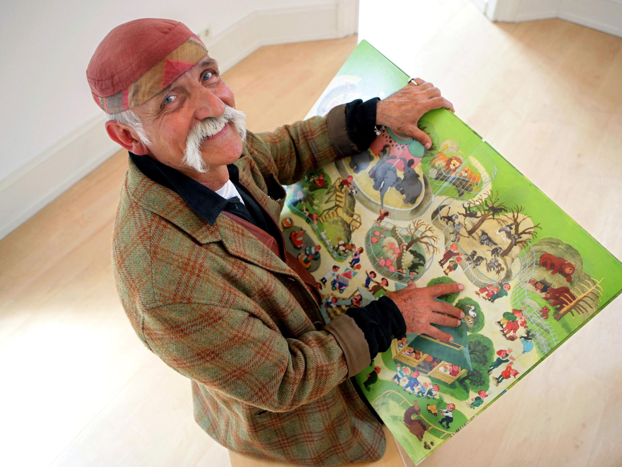 Ali Mitgutsch, der Erfinder der Wimmelbücher (hier ein Foto vom 9. Juni 2005), ist am 10. Januar 2022 gestorben.