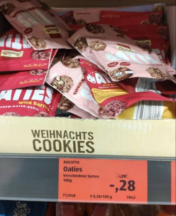 Aldi hat reduziert: Dieses Foto postete der Kunde auf der Facebook-Seite von Aldi Süd. Der Preis sorgt bei ihm für Unverständnis.