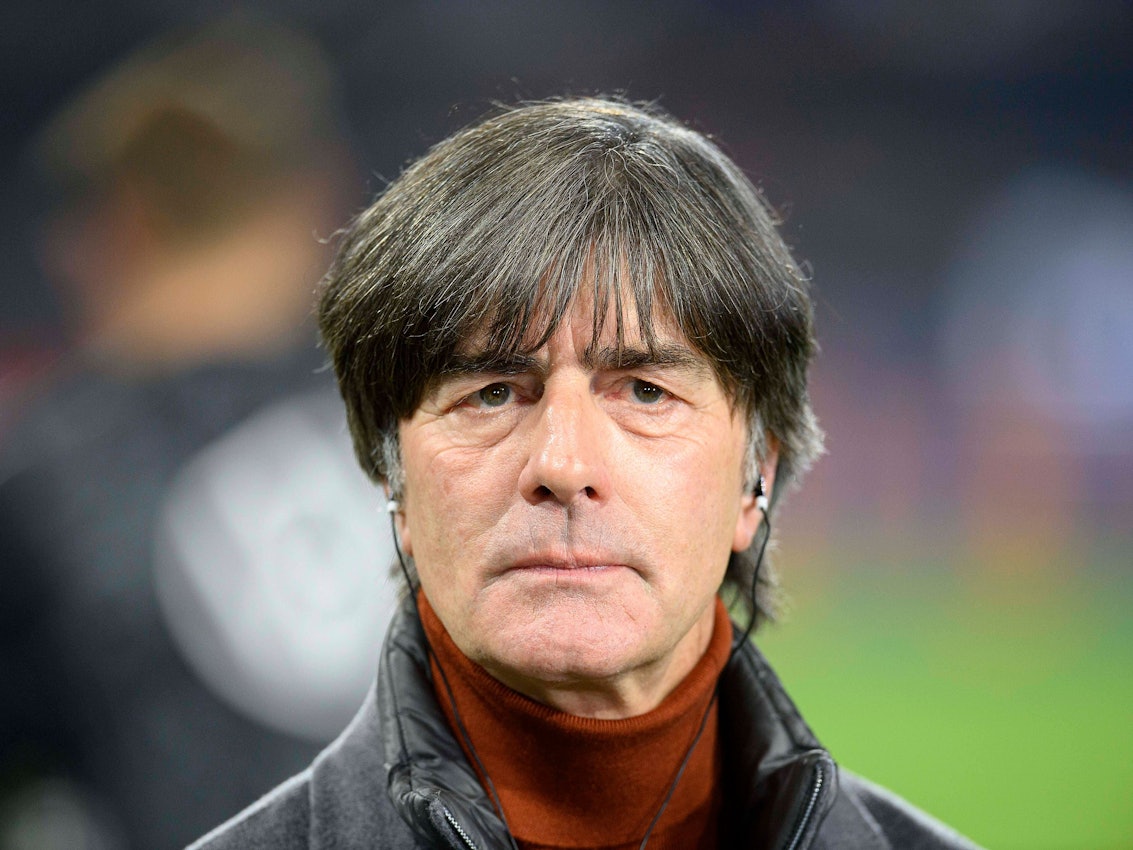 Ex-Bundestrainer Joachim Löw in einem TV-Interview beim Nationalmannschaftsspiel gegen Liechtenstein.