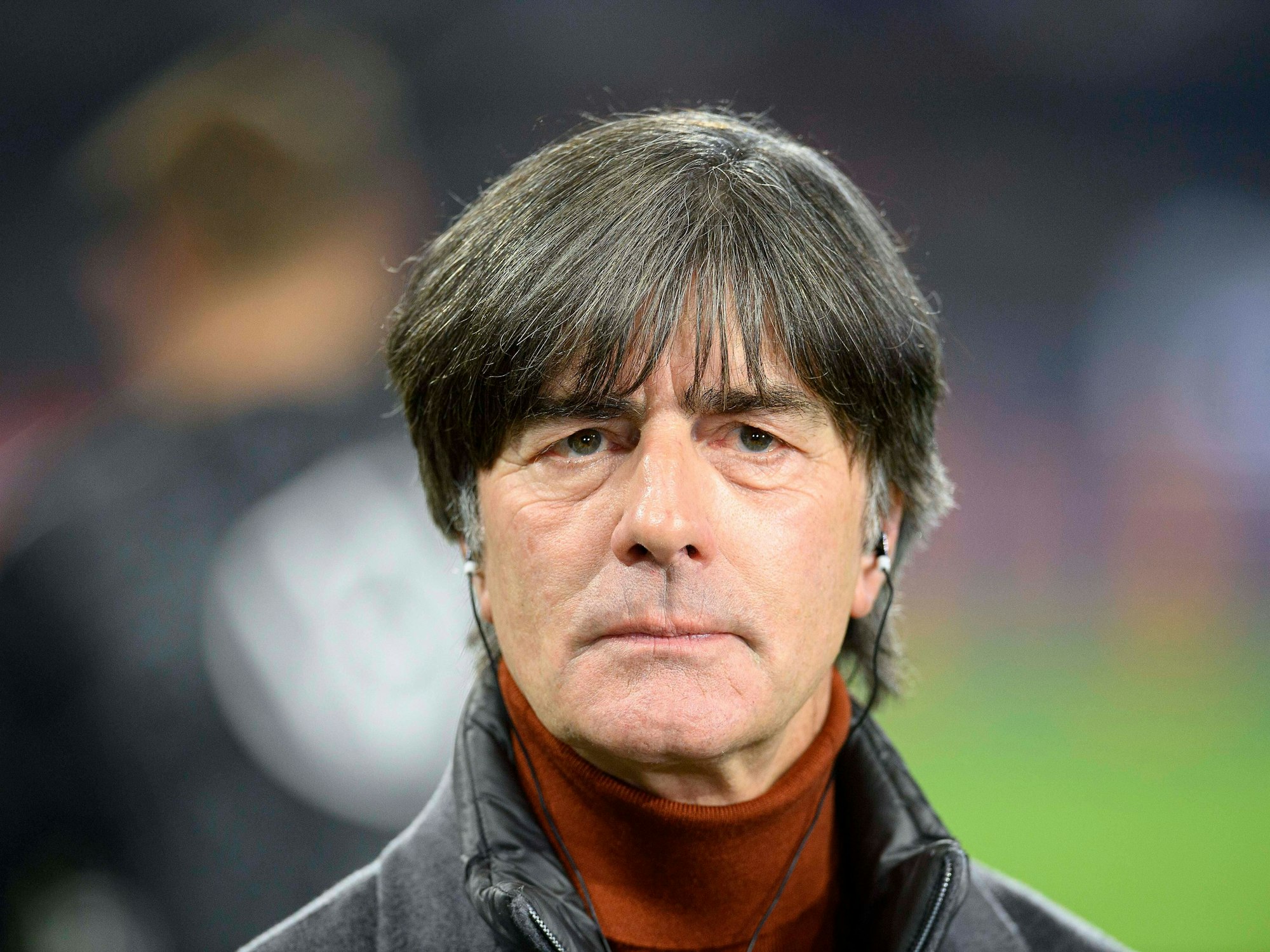 Ex-Bundestrainer Joachim Löw in einem TV-Interview beim Nationalmannschaftsspiel gegen Liechtenstein.