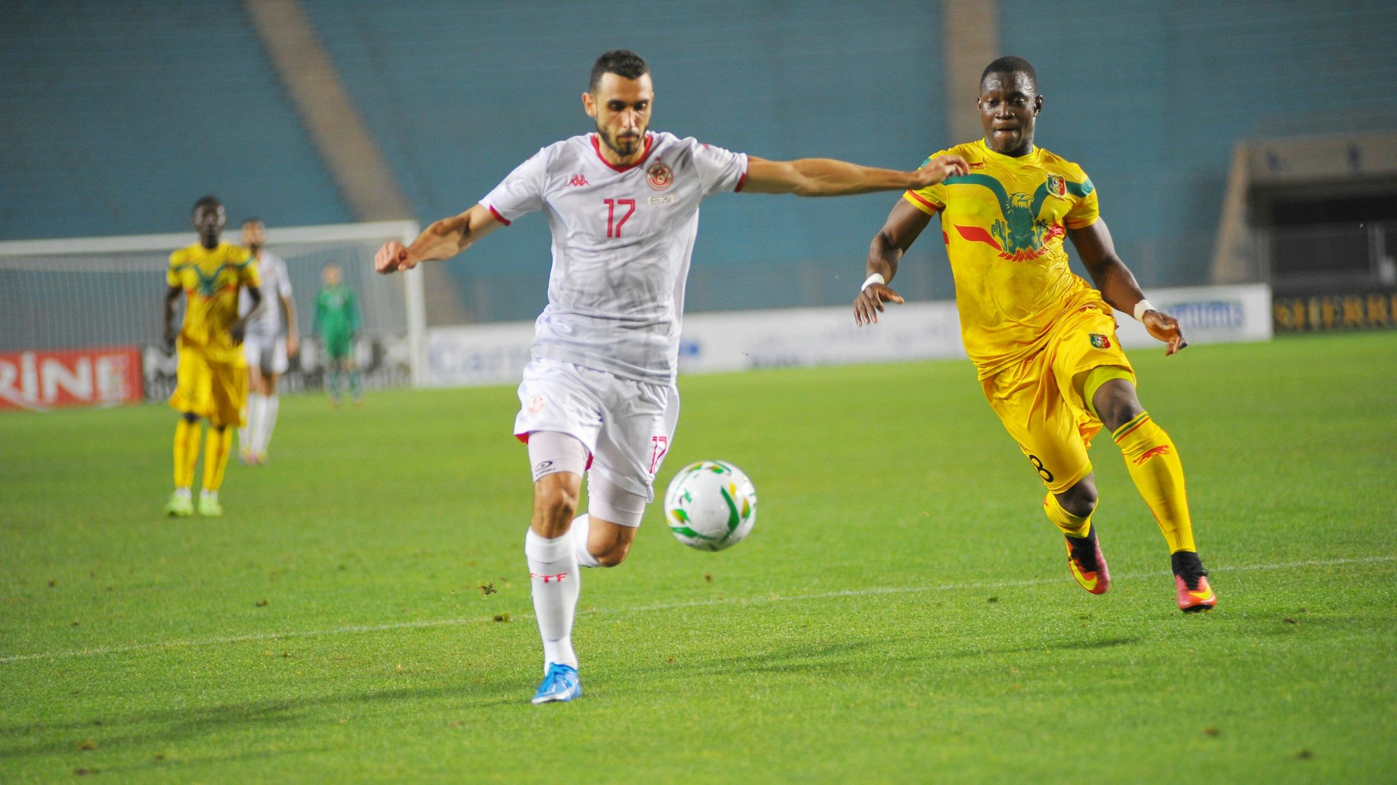 Ellyes Skhiri spielt für Tunesien gegen Mali.