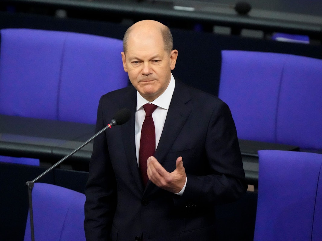 Olaf Scholz verteidigte am Mittwoch im Bundestag die Corona-Maßnahmen der Bundesregierung.