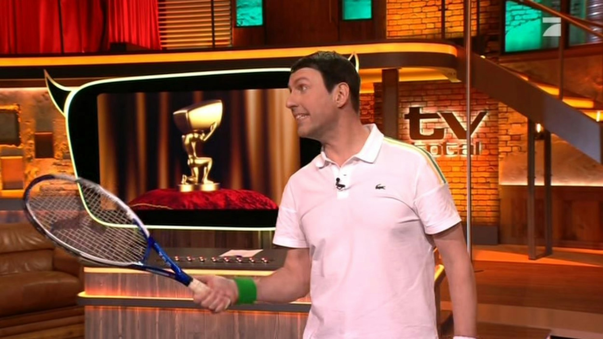 Sebastian Pufpaff als Novak Djokovic bei „TV Total“