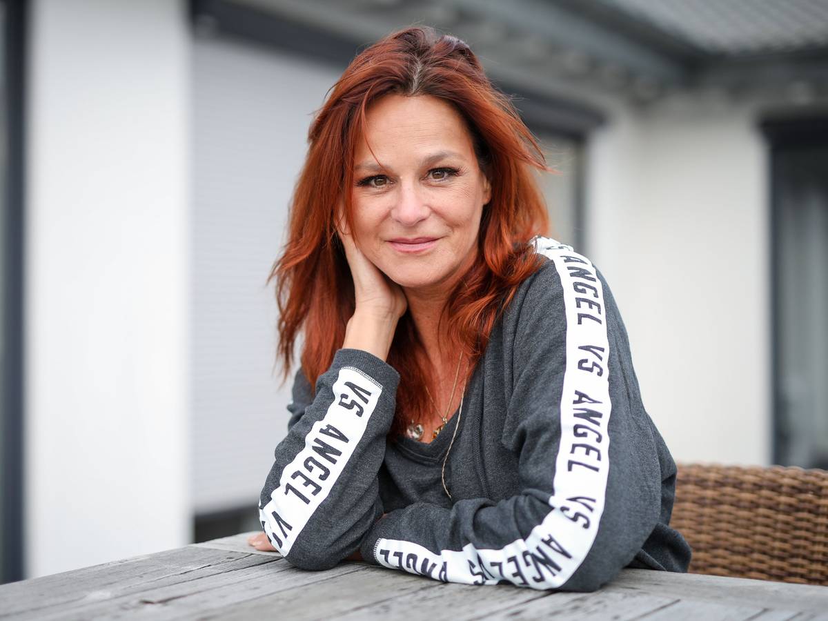Die Sängerin Andrea Berg, aufgenommen bei einem dpa-Interview im Oktober 2019.