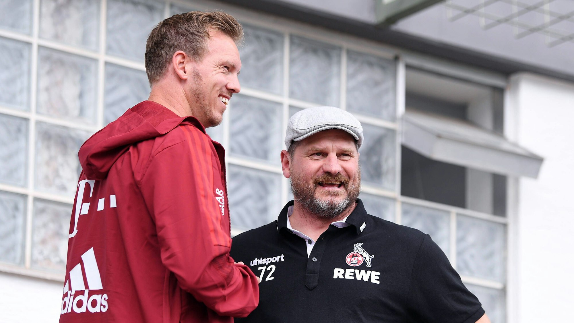 Julian Nagelsmann und Steffen Baumgart im Gespräch