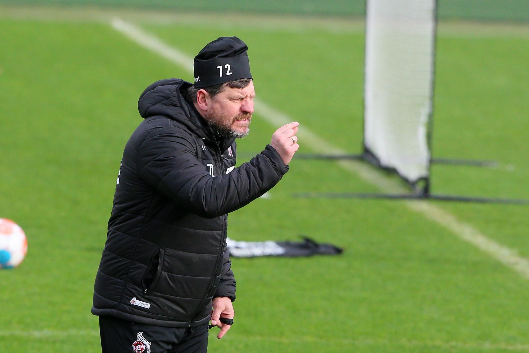 Steffen Baumgart im Training des 1. FC Köln