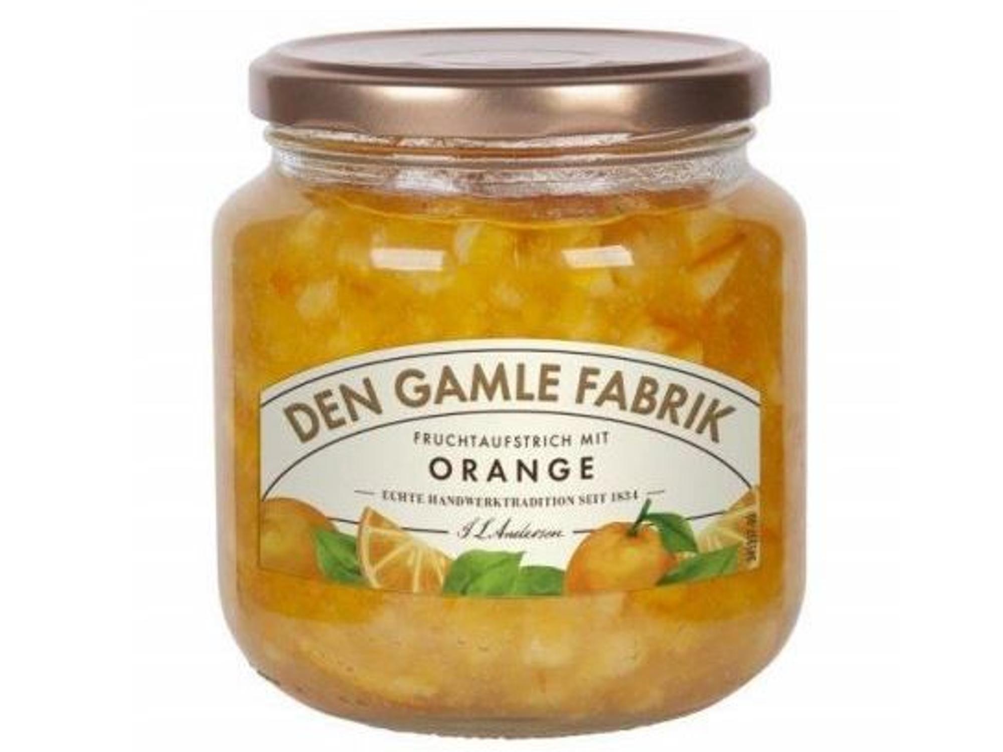 Der Organgen-Fruchtaufstrich der Marke Den Gamle Fabrik wird zurückgerufen.