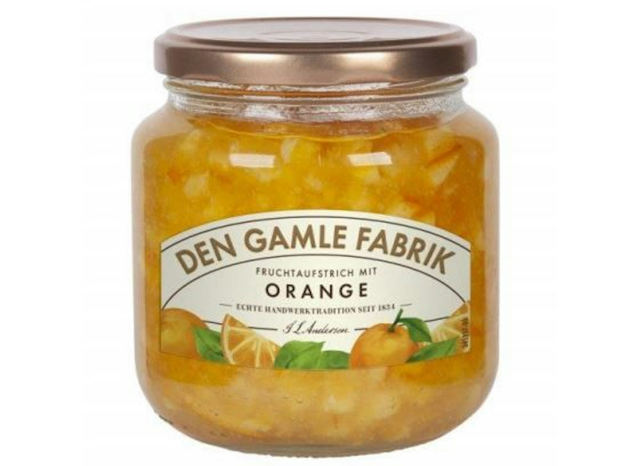Der Organgen-Fruchtaufstrich der Marke Den Gamle Fabrik wird zurückgerufen.