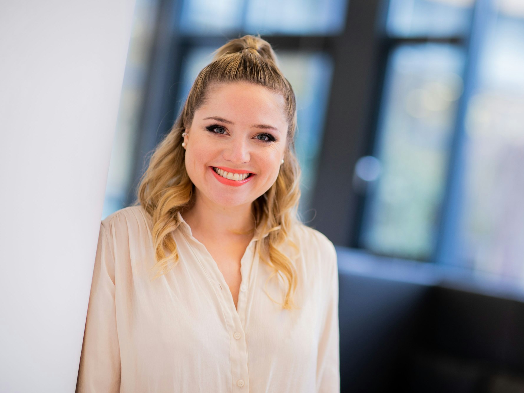 Caroline Maria Frier, Schauspielerin, aufgenommen bei RTL.