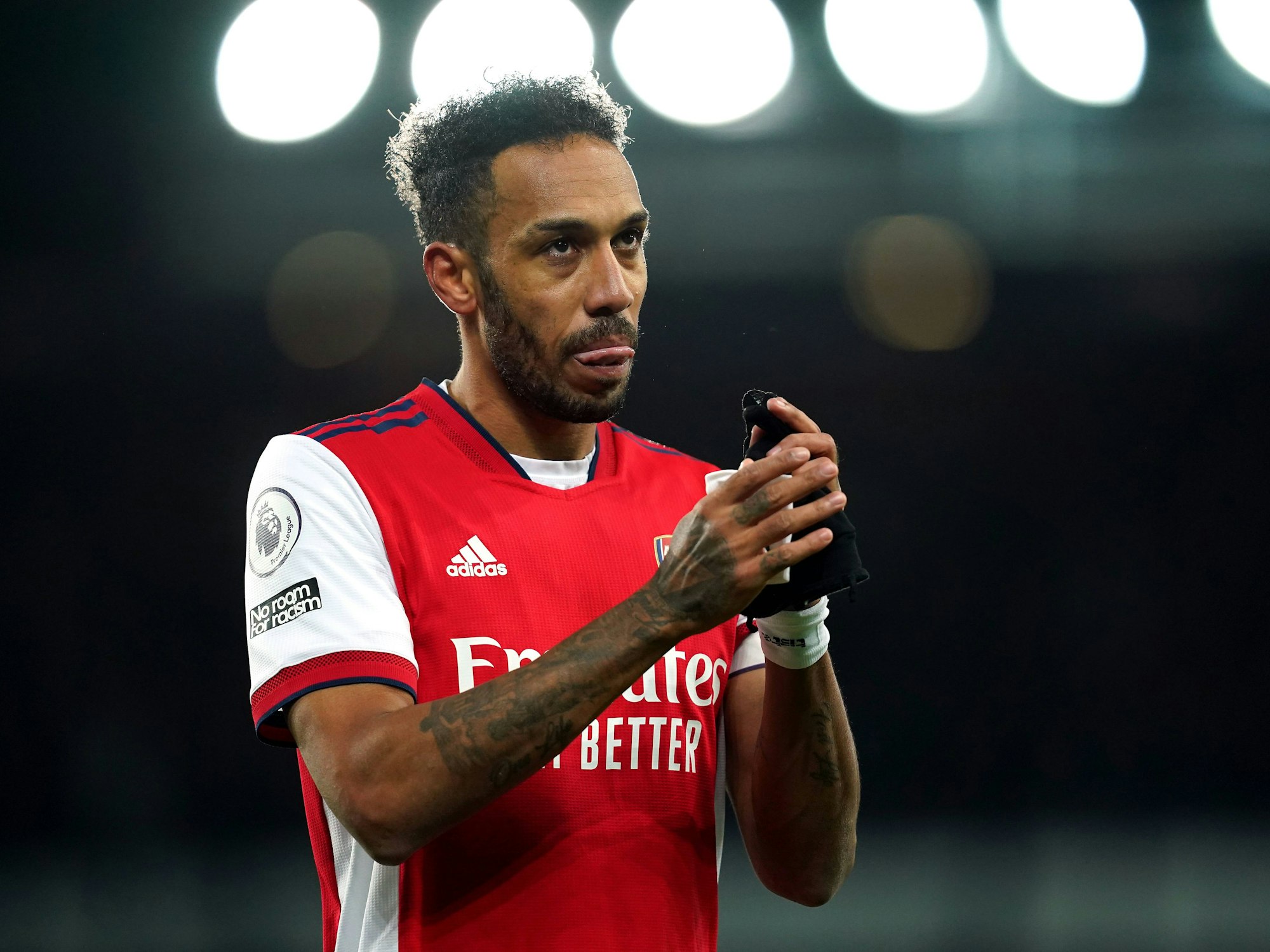 Arsenals Pierre-Emerick Aubameyang klagt über die Folgen der Corona-Infektion.
