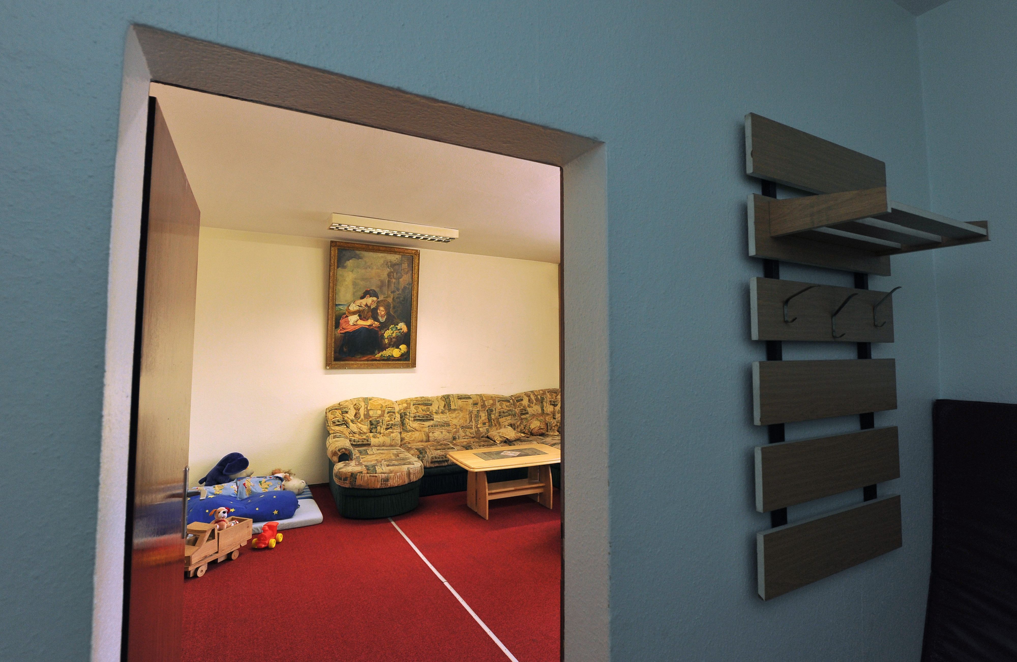 Blick in den Langzeitbesuchsraum, die sogenannte «Liebeszelle», der Justizvollzugsanstalt Brandenburg.