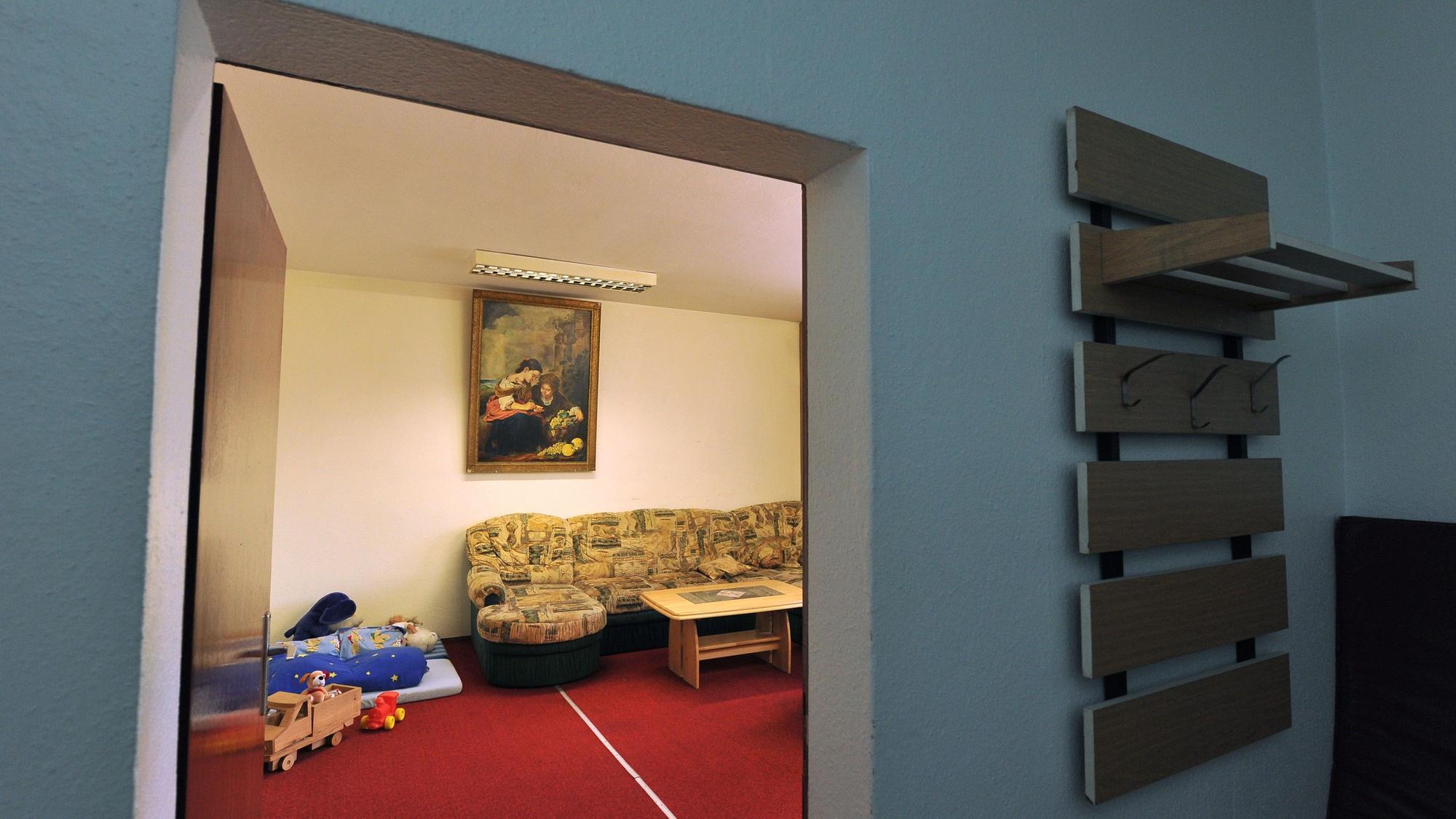 Blick in den Langzeitbesuchsraum, die sogenannte «Liebeszelle», der Justizvollzugsanstalt Brandenburg.
