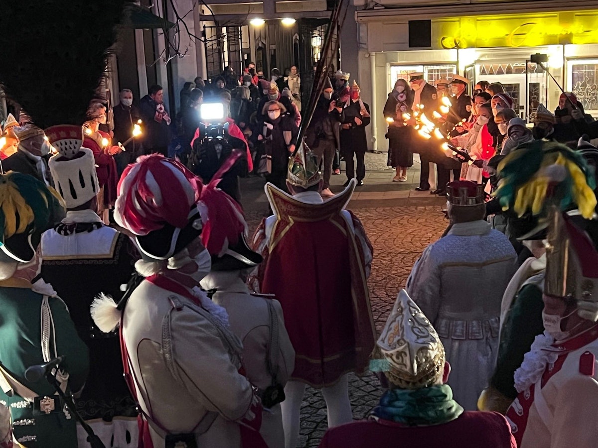 Dreigestirn auf dem Ostermann-Patz am 15. Januar