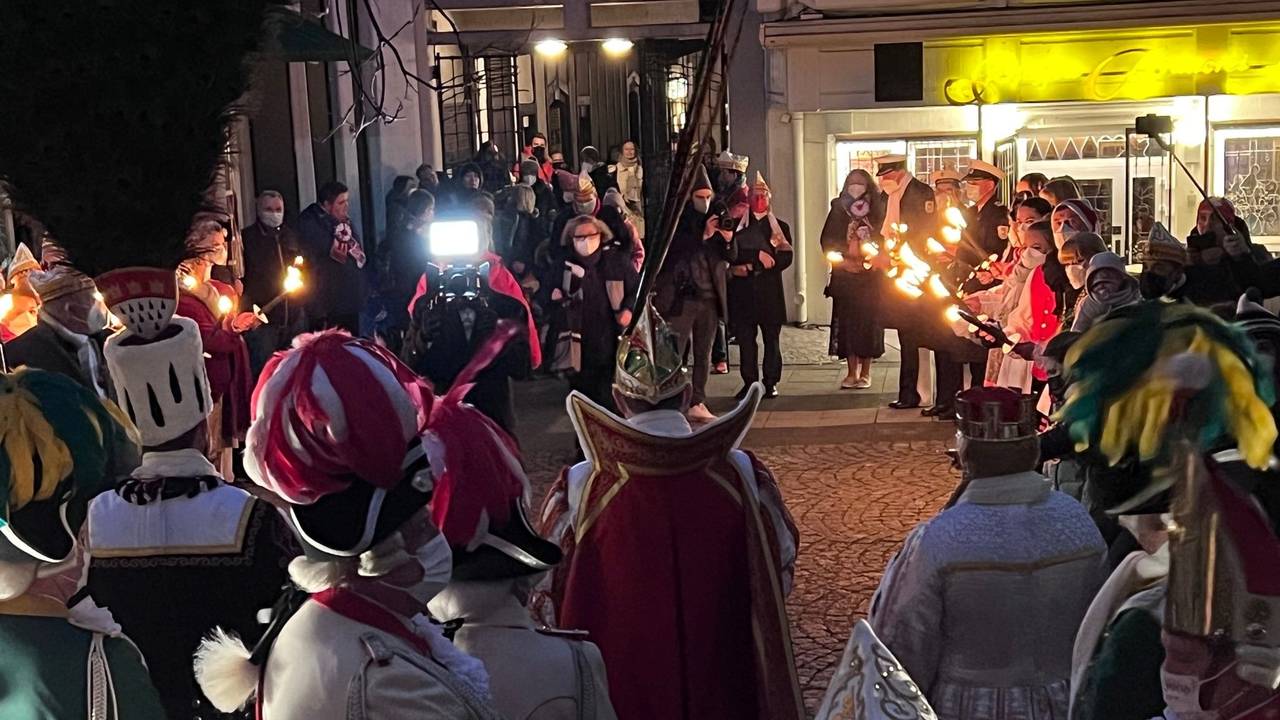 Dreigestirn auf dem Ostermann-Patz am 15. Januar