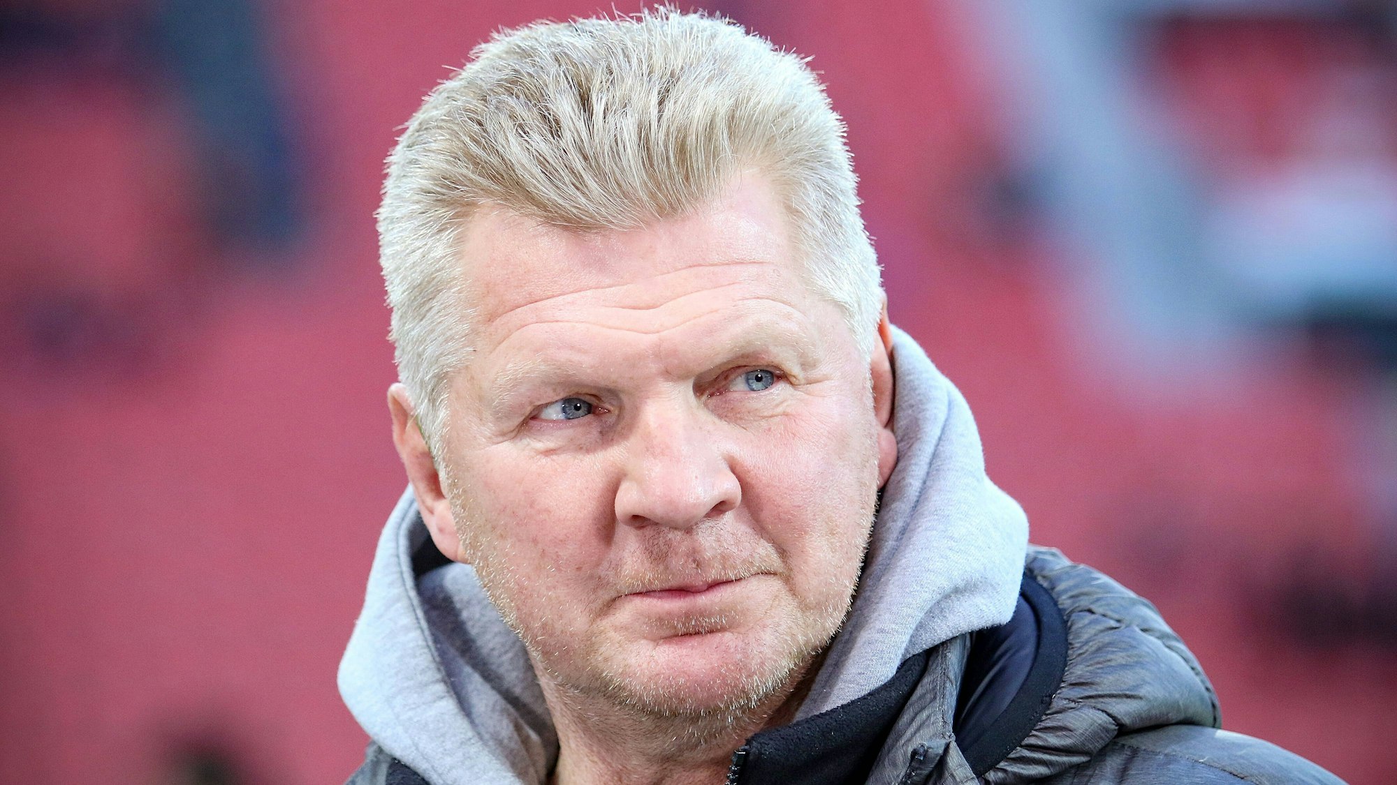 Stefan Effenberg beim Spiel in Leverkusen